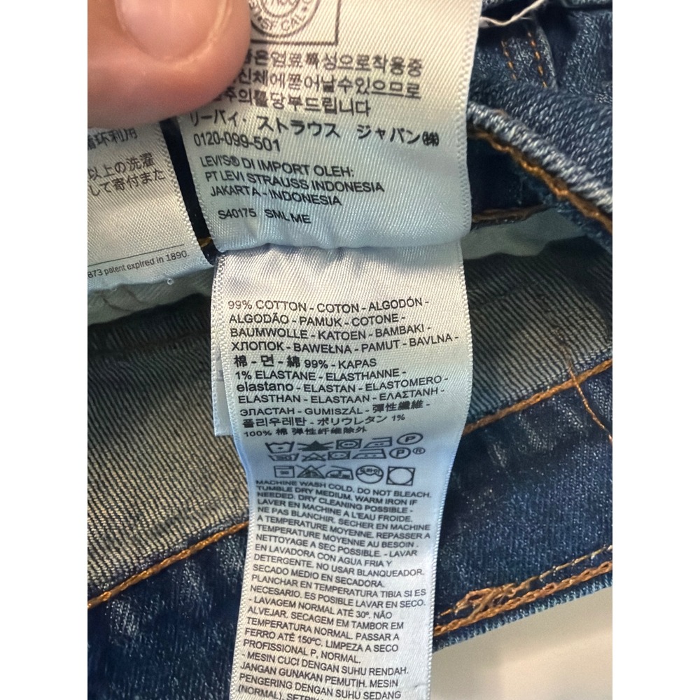 Levis 559 Relaxed Straight Jeans Mens 34x30 Medium Wash Blue Denim 559-0211 - Picture 7 of 7